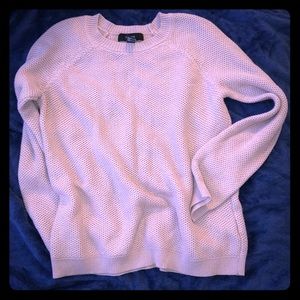 Fall weather pink sweater